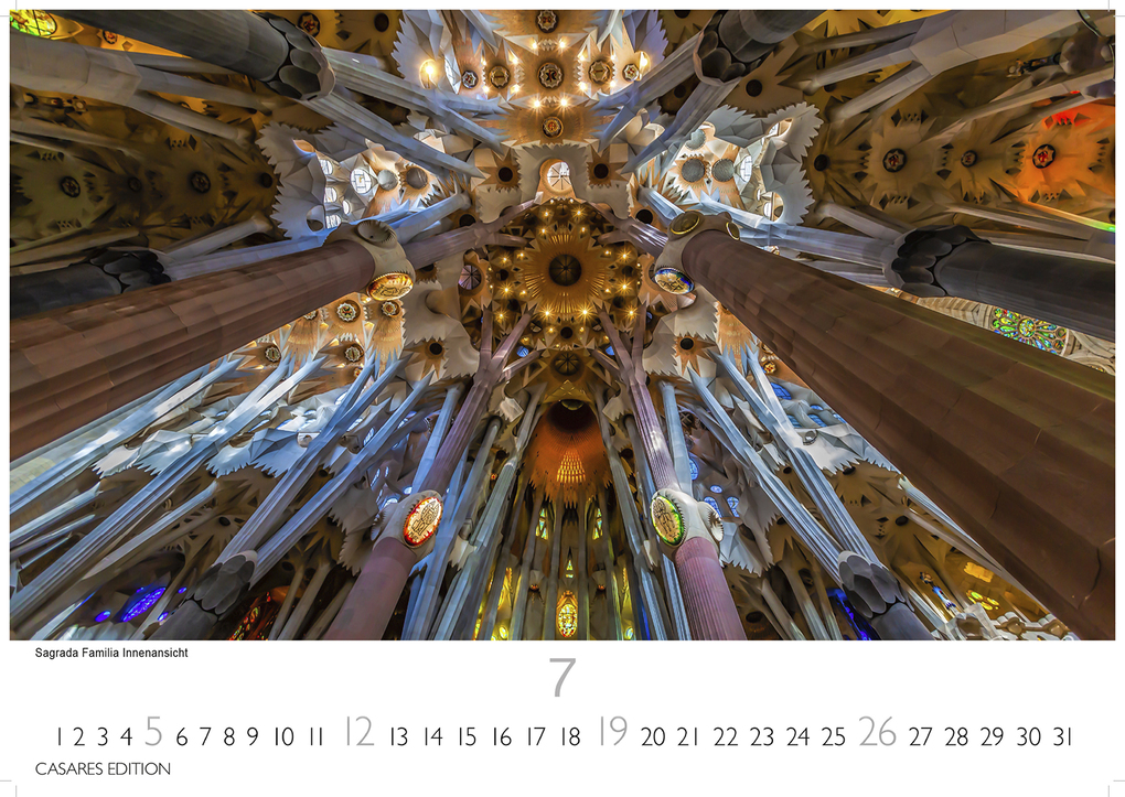 Weitere Ansicht: Barcelona Kalender 2026 - Wandkalender | Fotokalender Spanien 35x50cm - Foto. mit den schönsten Motiven, Sehenswürdigkeiten & Inspirationen" | H. W. Schawe
