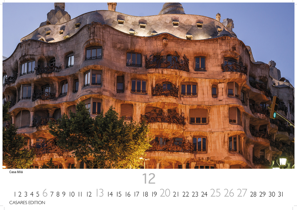 Weitere Ansicht: Barcelona Kalender 2026 - Wandkalender | Fotokalender Spanien 35x50cm - Foto. mit den schönsten Motiven, Sehenswürdigkeiten & Inspirationen" | H. W. Schawe
