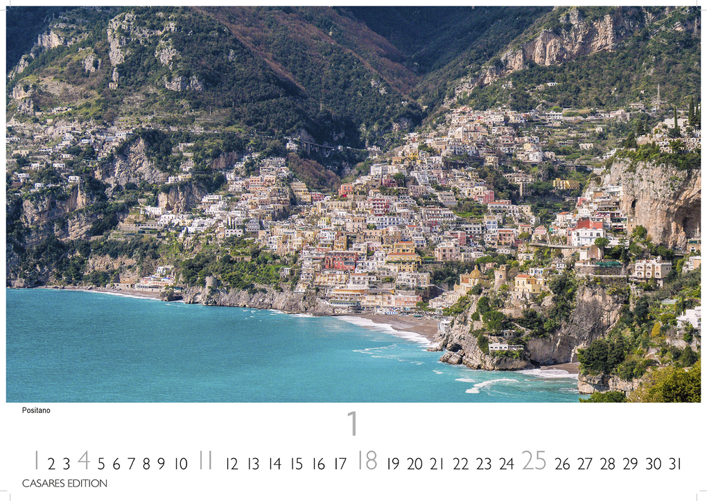 Weitere Ansicht: Golf von Neapel Kalender 2026 - Wandkalender | Fotokalender Italien 24x35 cm -. mit Capri, Ischia & Amalfi Küste