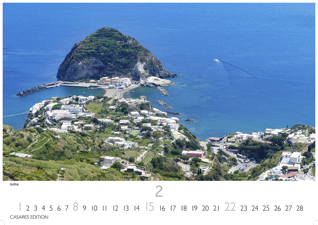 Weitere Ansicht: Golf von Neapel Kalender 2026 - Wandkalender | Fotokalender Italien 24x35 cm -. mit Capri, Ischia & Amalfi Küste