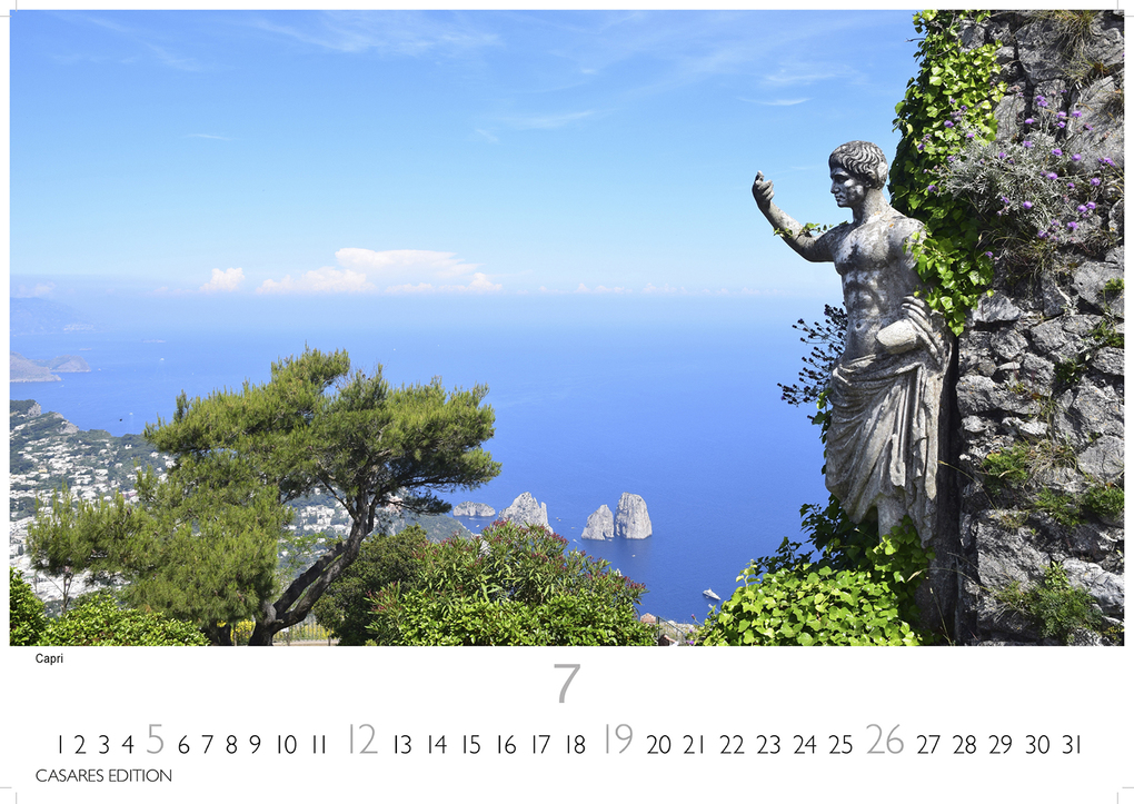 Weitere Ansicht: Golf von Neapel Kalender 2026 - Wandkalender | Fotokalender Italien 24x35 cm -. mit Capri, Ischia & Amalfi Küste