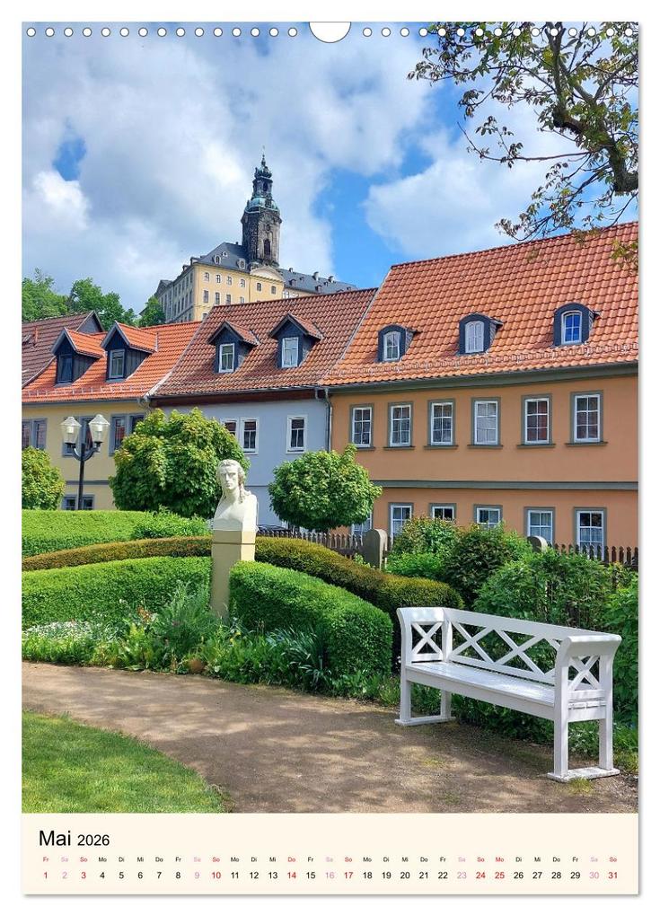 Weitere Ansicht: Rudolstadt - Ein Spaziergang (Wandkalender 2026 DIN A3 hoch), CALVENDO Monatskalender | Gisela Kruse, Calvendo