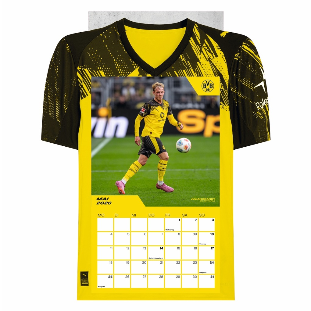 Weitere Ansicht: BVB Trikotkalender 2026