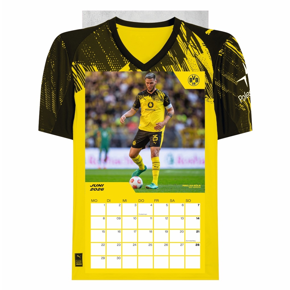 Weitere Ansicht: BVB Trikotkalender 2026