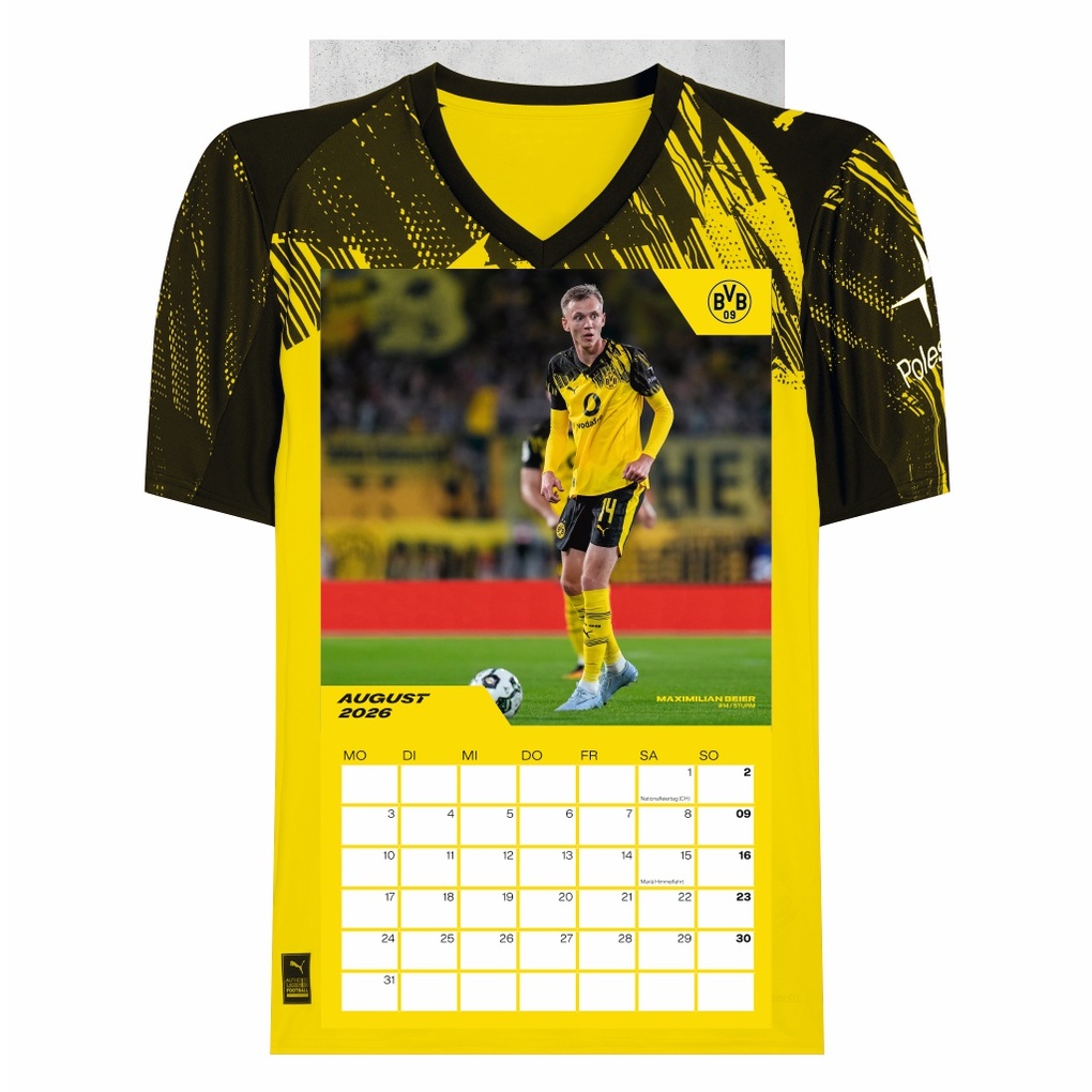 Weitere Ansicht: BVB Trikotkalender 2026