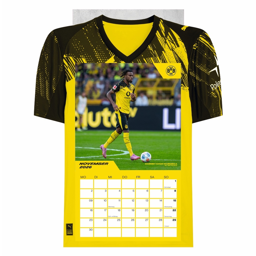 Weitere Ansicht: BVB Trikotkalender 2026
