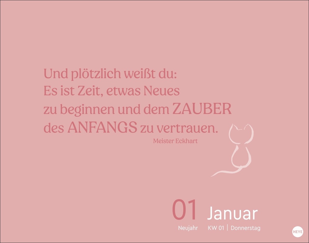 Weitere Ansicht: Katzen my love Tagesabreißkalender 2026