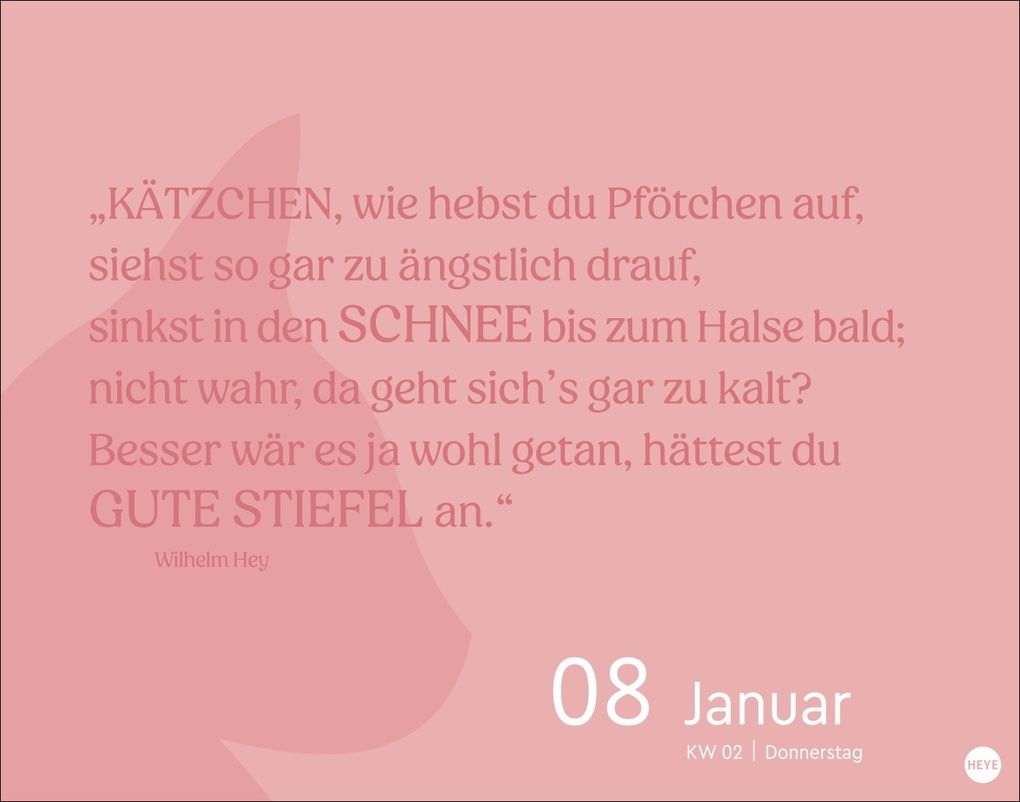 Weitere Ansicht: Katzen my love Tagesabreißkalender 2026