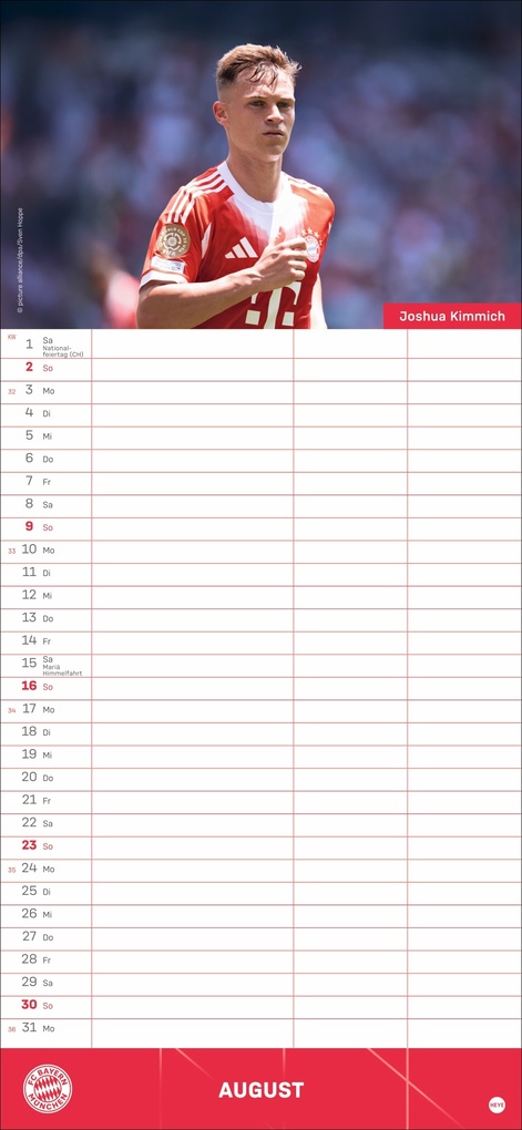 Weitere Ansicht: FC Bayern München Fanplaner 2026