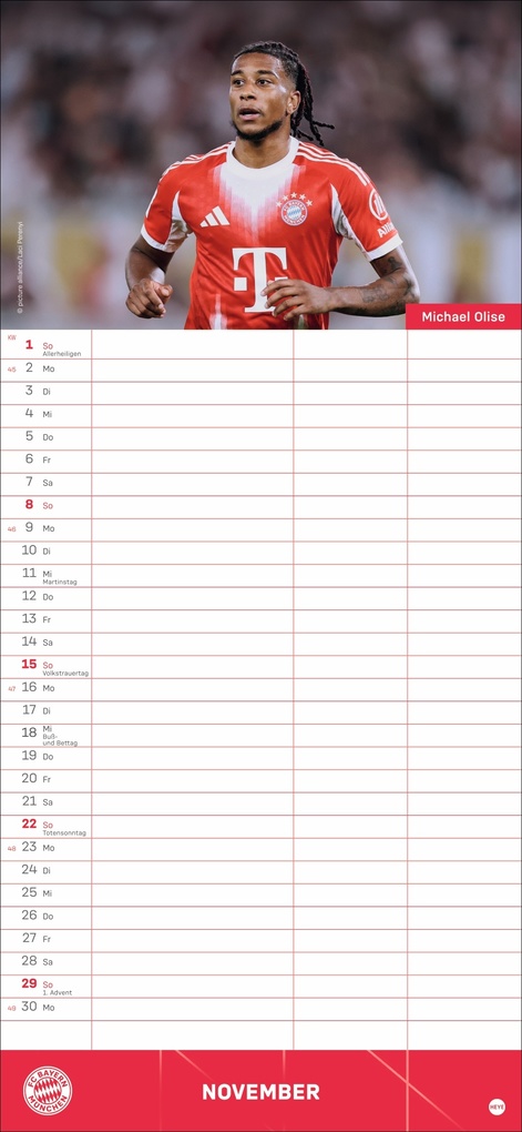 Weitere Ansicht: FC Bayern München Fanplaner 2026