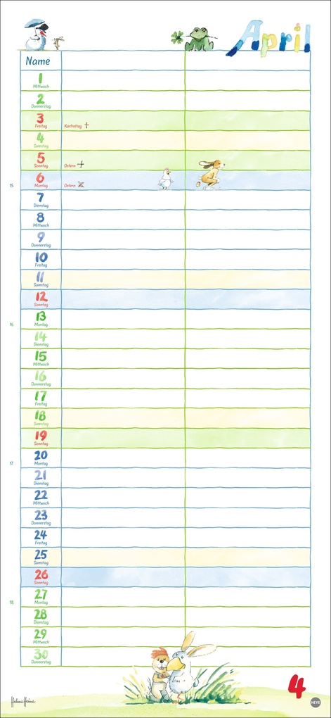 Weitere Ansicht: Helme Heine: Planer für zwei 2026