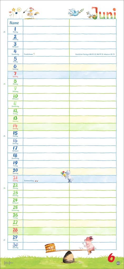 Weitere Ansicht: Helme Heine: Planer für zwei 2026
