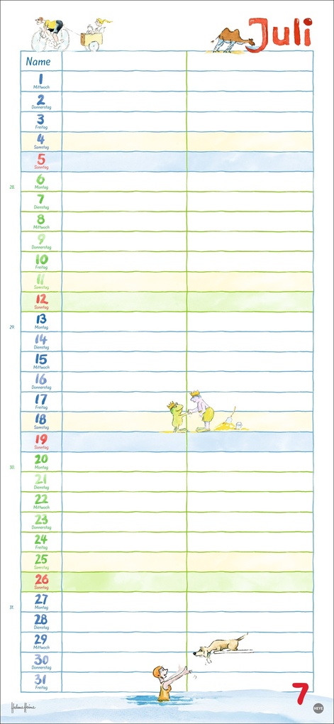 Weitere Ansicht: Helme Heine: Planer für zwei 2026