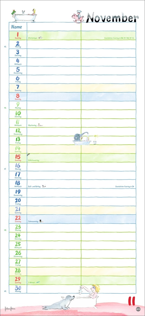 Weitere Ansicht: Helme Heine: Planer für zwei 2026