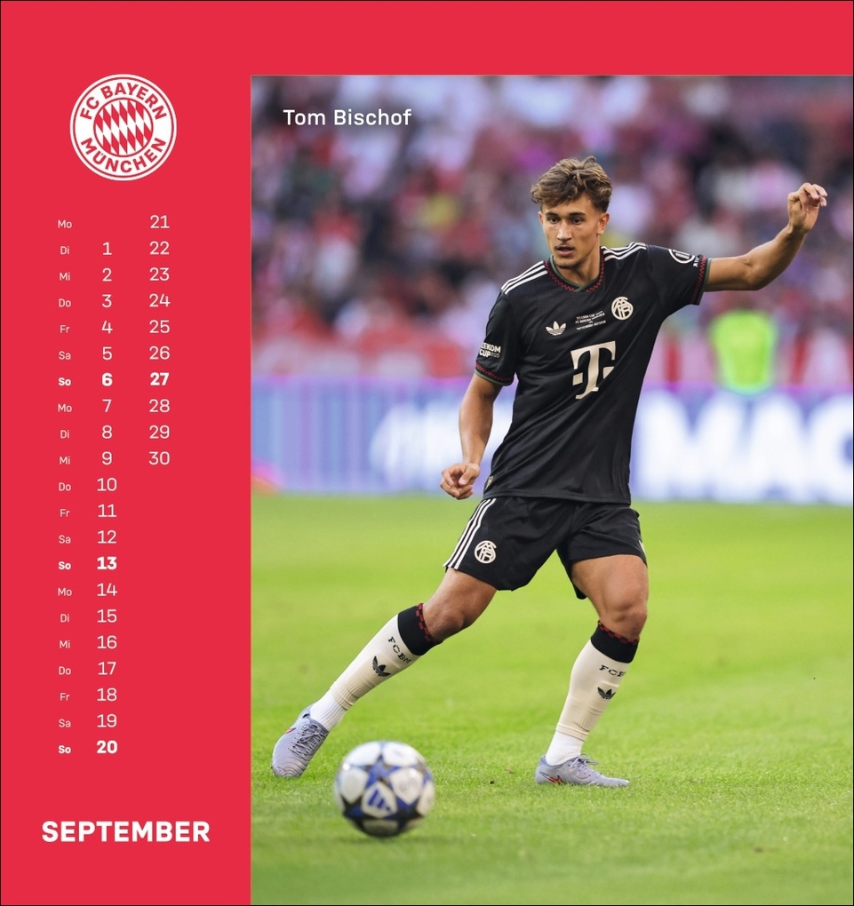 Weitere Ansicht: FC Bayern München Postkartenkalender 2026