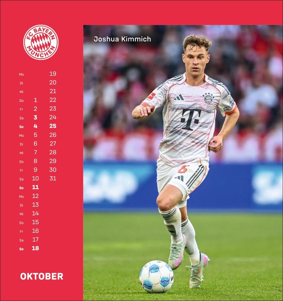 Weitere Ansicht: FC Bayern München Postkartenkalender 2026