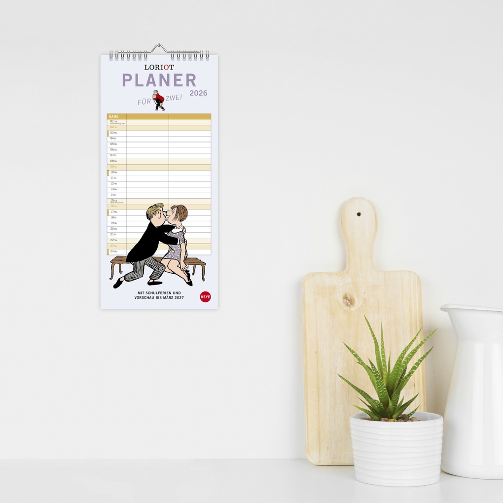 Weitere Ansicht: Loriot Planer für zwei 2026