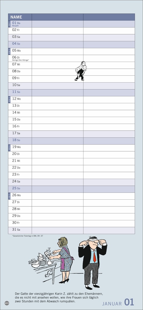 Weitere Ansicht: Loriot Planer für zwei 2026