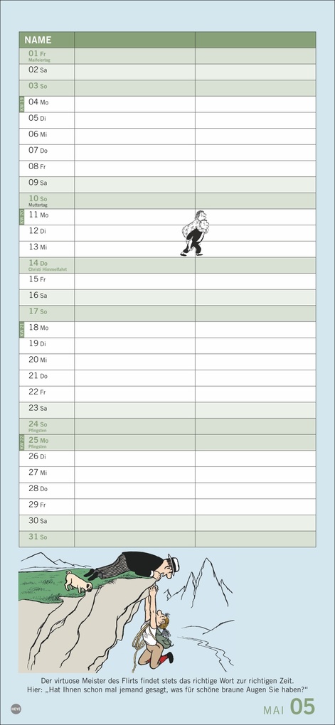 Weitere Ansicht: Loriot Planer für zwei 2026