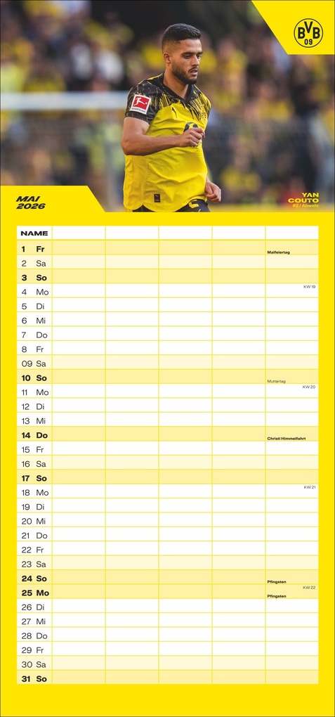 Weitere Ansicht: BVB Familienplaner 2026