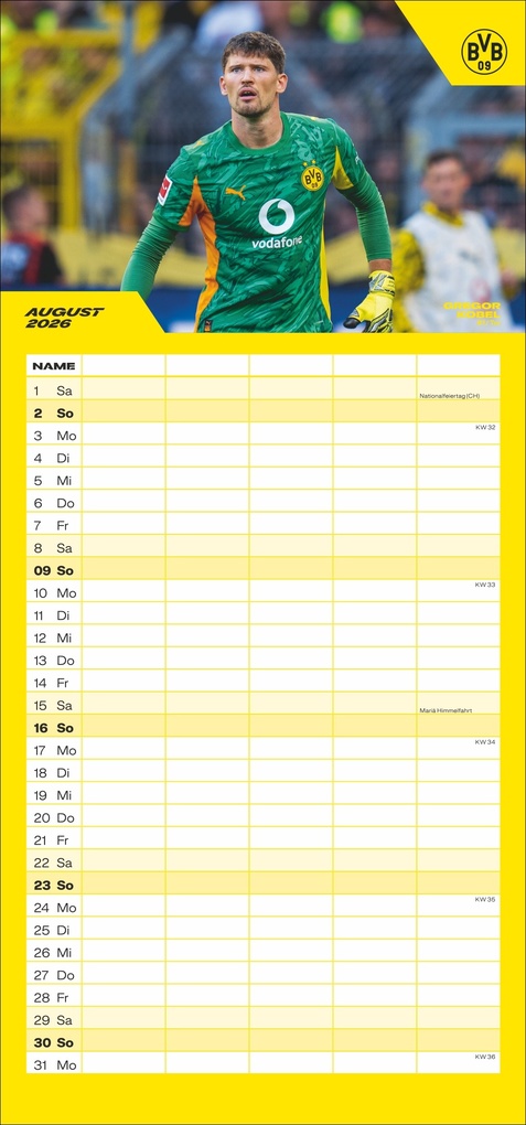 Weitere Ansicht: BVB Familienplaner 2026