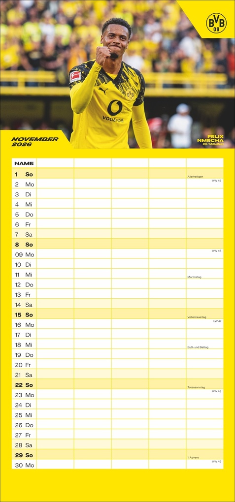 Weitere Ansicht: BVB Familienplaner 2026