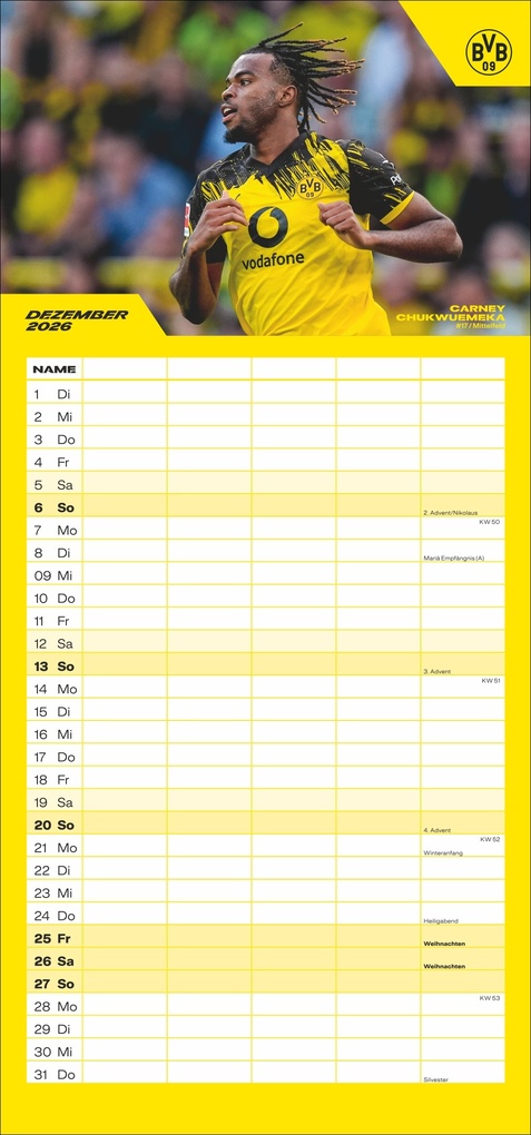 Weitere Ansicht: BVB Familienplaner 2026