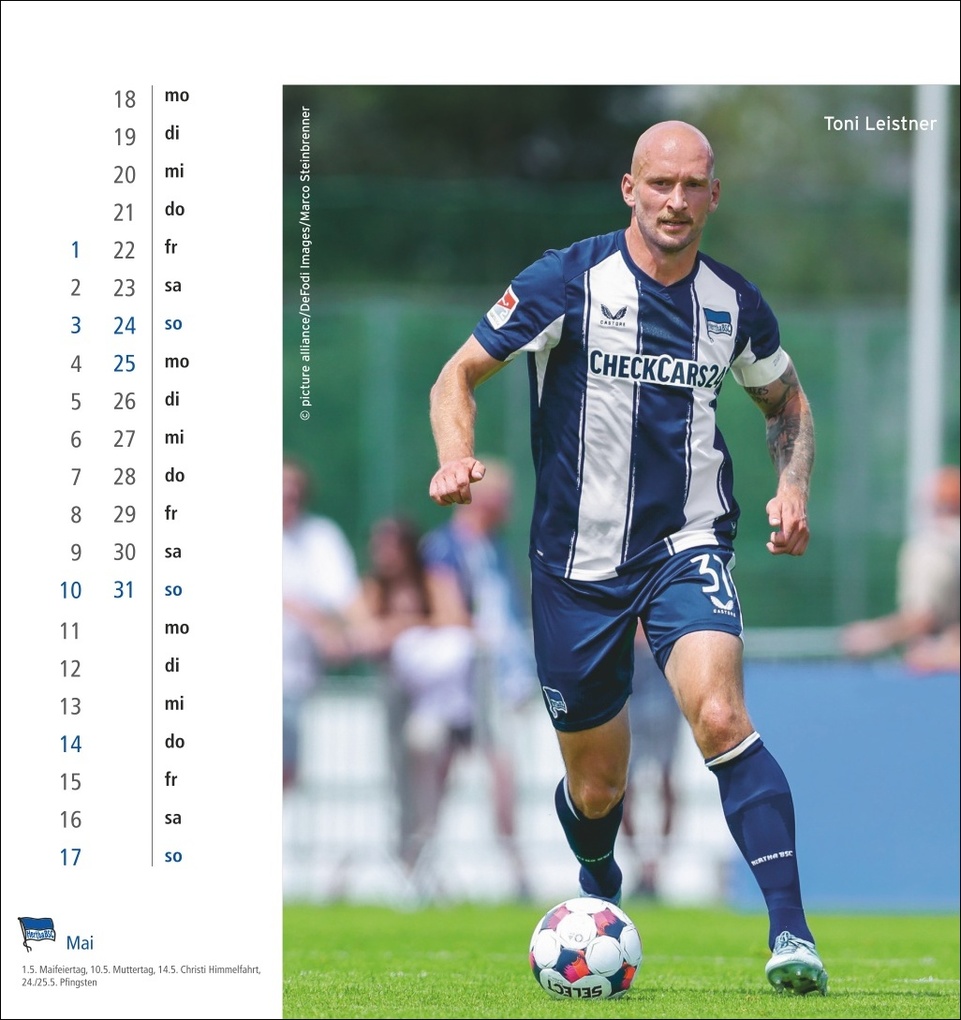 Weitere Ansicht: Hertha BSC Postkartenkalender 2026