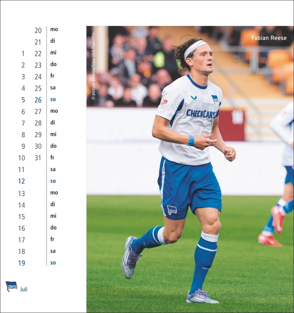 Weitere Ansicht: Hertha BSC Postkartenkalender 2026
