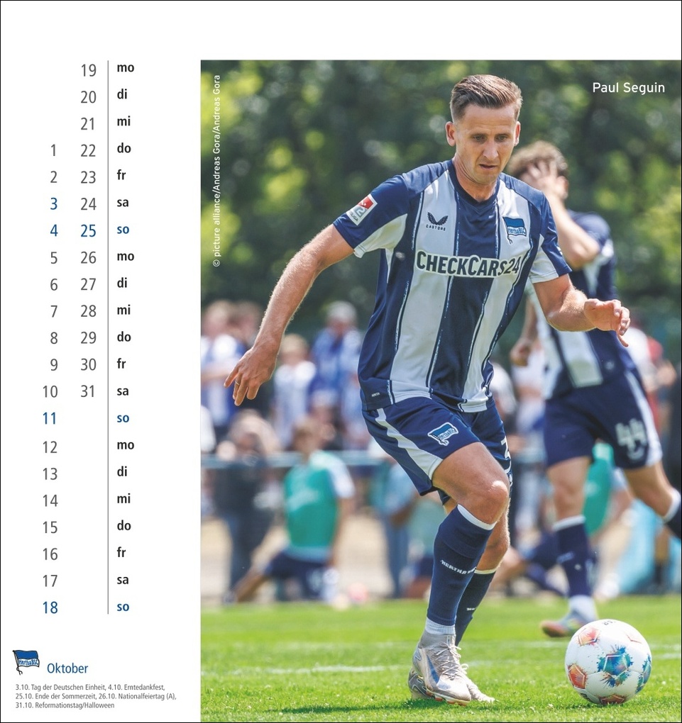 Weitere Ansicht: Hertha BSC Postkartenkalender 2026