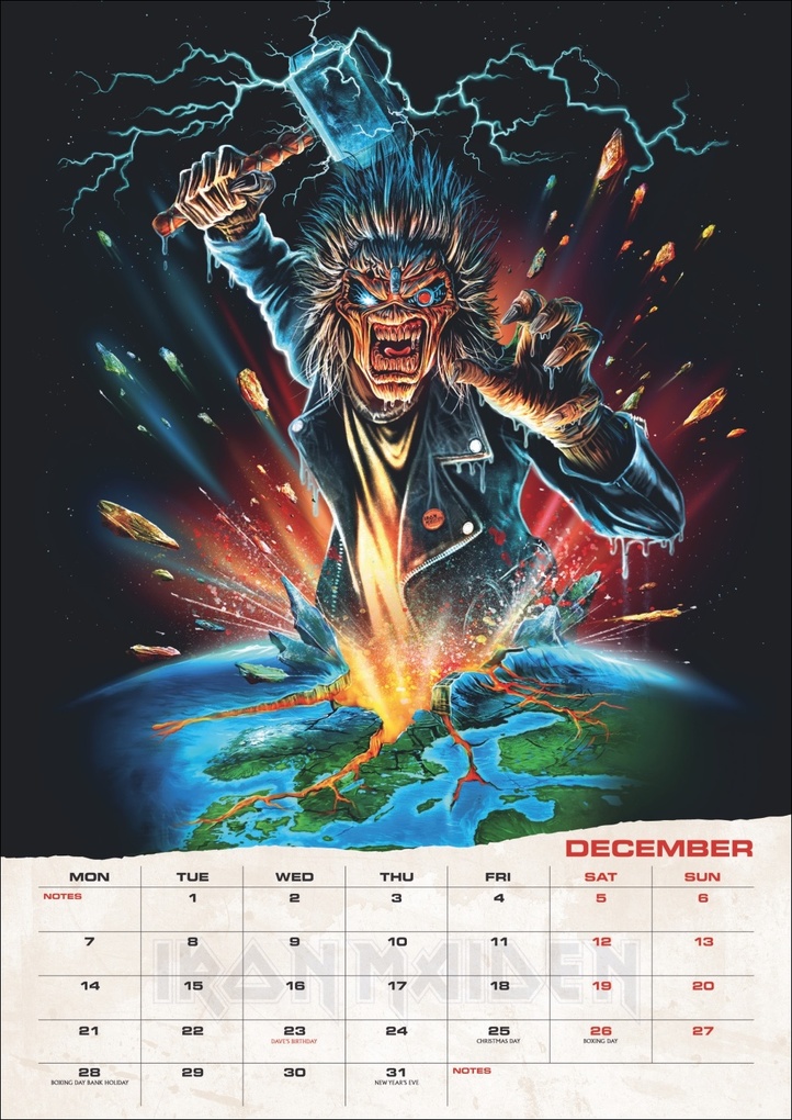 Weitere Ansicht: Iron Maiden Posterkalender 2026