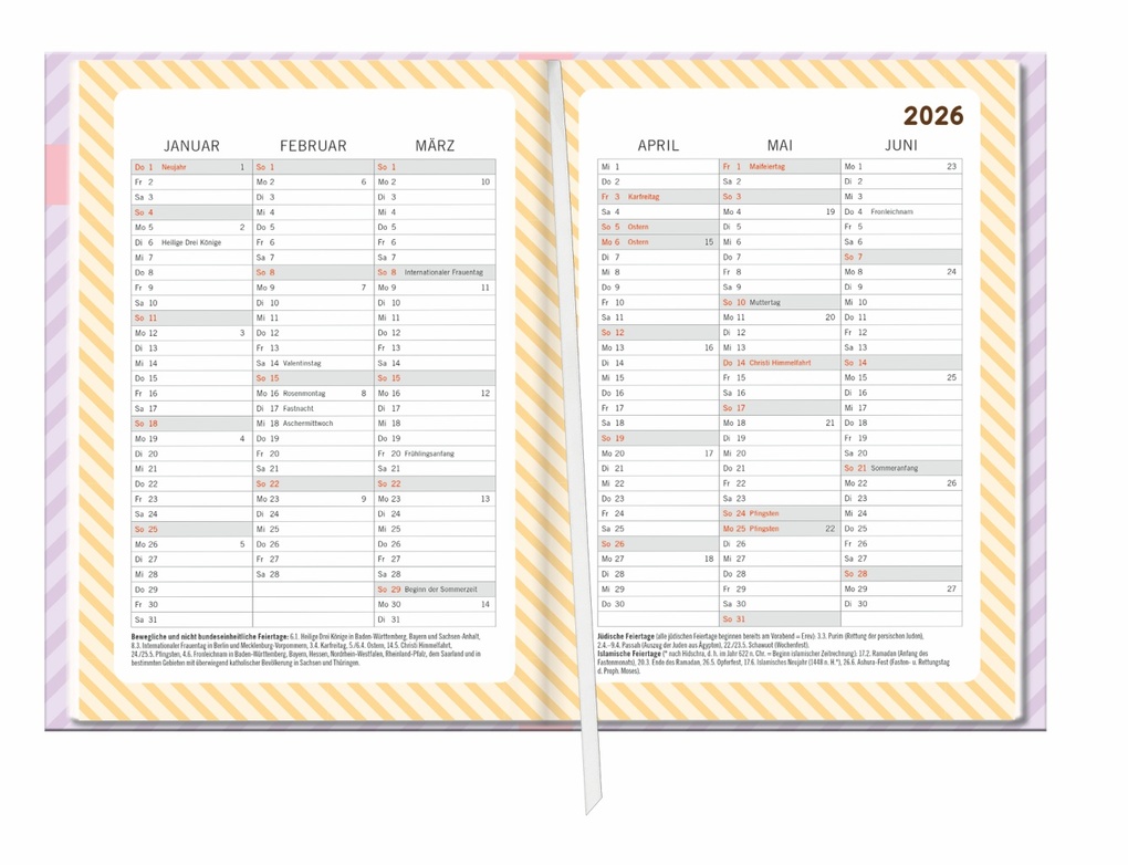 Weitere Ansicht: Pusheen 17-Monats-Kalenderbuch A5 2026 - 17 Monate. Von August 2025 bis Dezember 2026