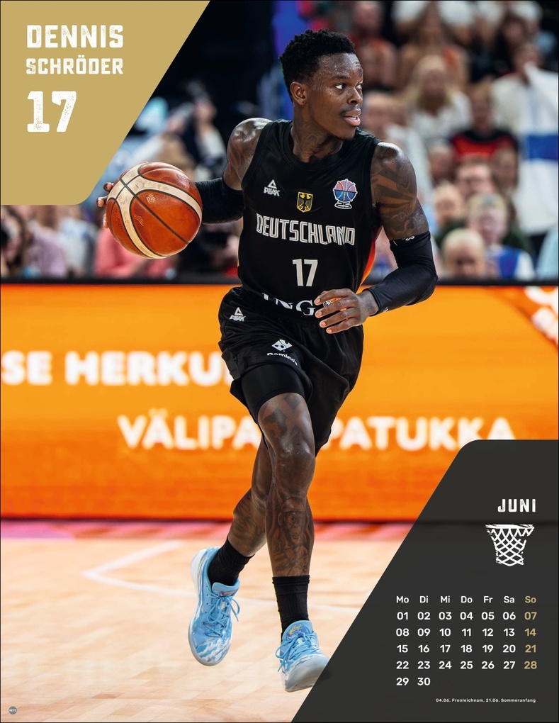 Weitere Ansicht: DBB Basketball Posterkalender 2026