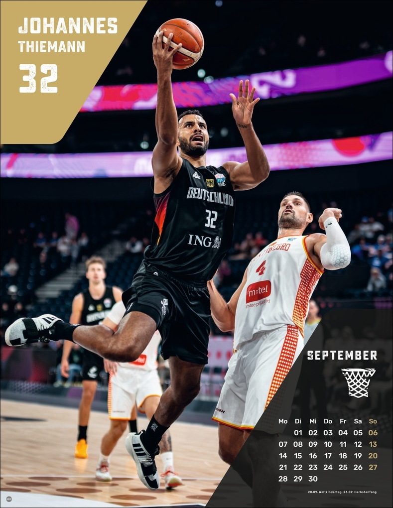 Weitere Ansicht: DBB Basketball Posterkalender 2026