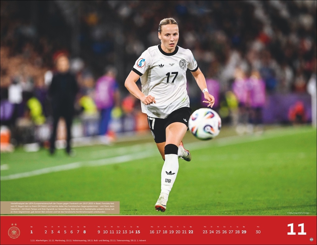 Weitere Ansicht: DFB Frauen Posterkalender 2026