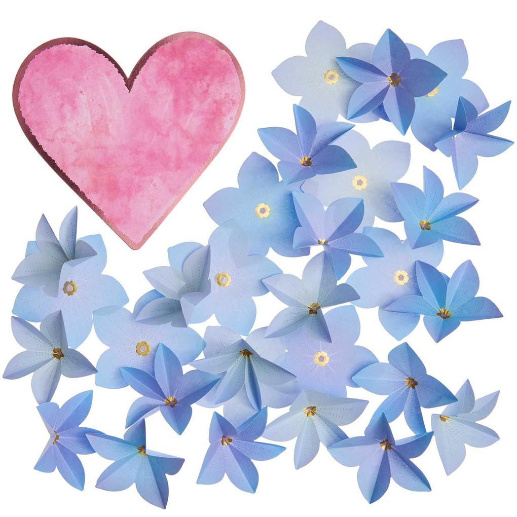 Weitere Ansicht: Papierblüten Bastelset, 150 Stk., FSC MIX