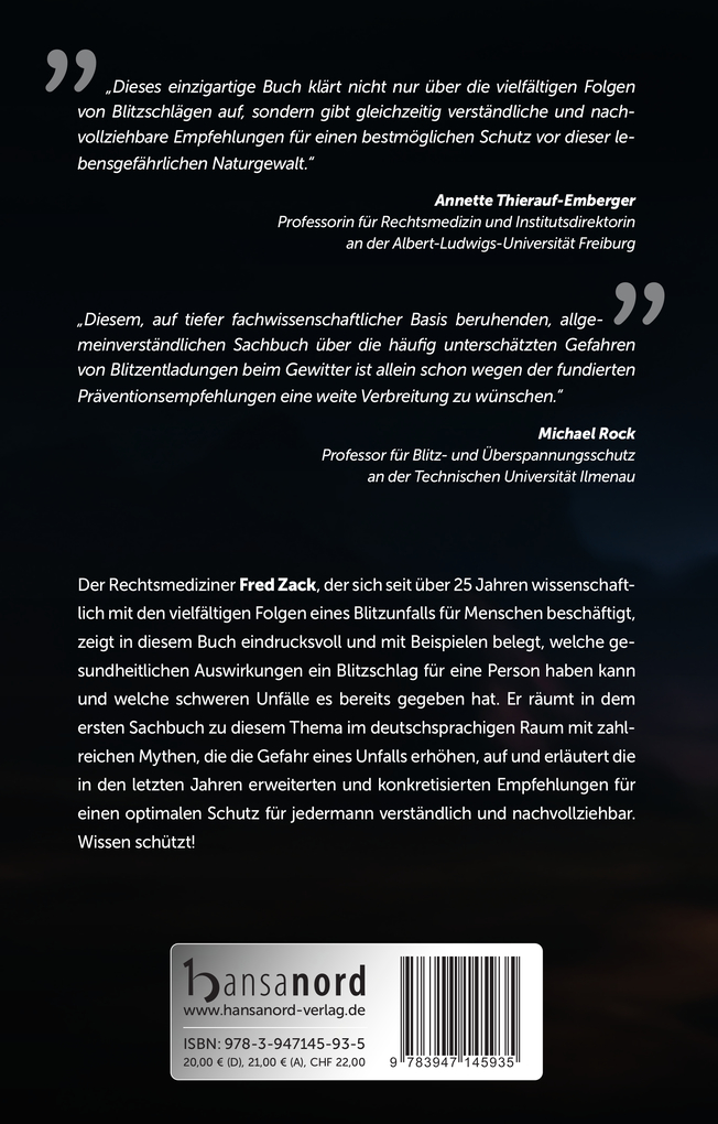 Weitere Ansicht: Blitzschläge | Fred Zack