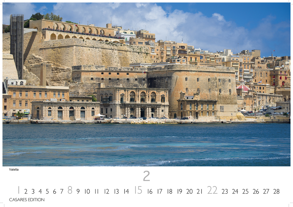 Weitere Ansicht: Malta Kalender 2026 - Wandkalender | Fotokalender Südeuropa 24x35cm - Hochwertiger . mit atemberaubenden Fotos von Malta - ideal für Liebhaber der Insel und Reiseliebhaber. | H. W. Schawe