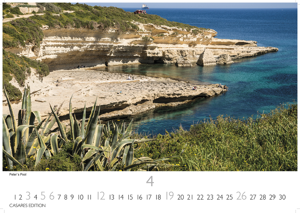 Weitere Ansicht: Malta Kalender 2026 - Wandkalender | Fotokalender Südeuropa 24x35cm - Hochwertiger . mit atemberaubenden Fotos von Malta - ideal für Liebhaber der Insel und Reiseliebhaber. | H. W. Schawe