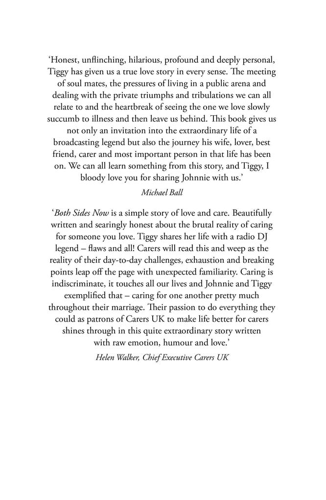 Weitere Ansicht: Both Sides Now | Tiggy Walker