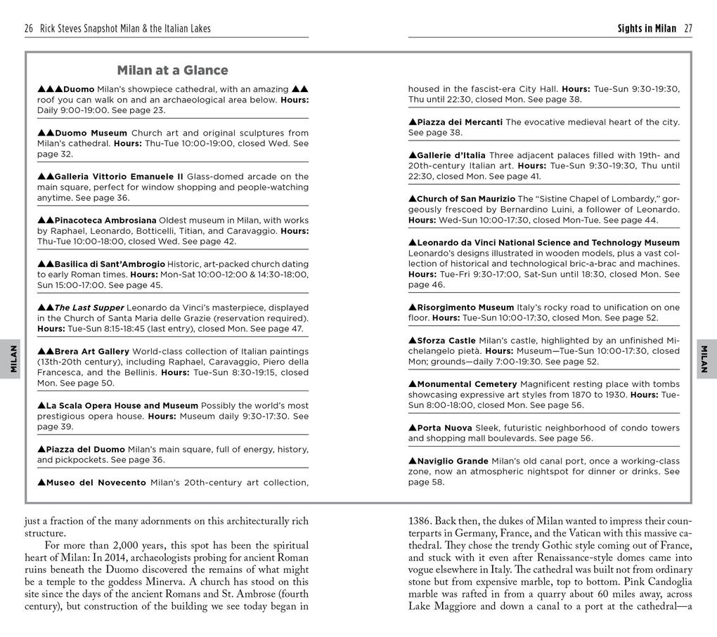 Weitere Ansicht: Rick Steves Snapshot Milan & the Italian Lakes | Rick Steves