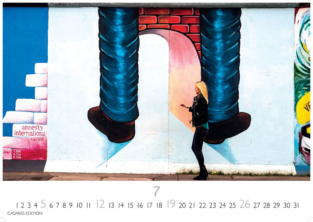 Weitere Ansicht: Berlin Street Art Kalender 2026 - Wandkalender | Fotokalender Deutschland 35x50cm Großformat - Vielfalt und Kreativität der urbanen Kunst | H. W. Schawe