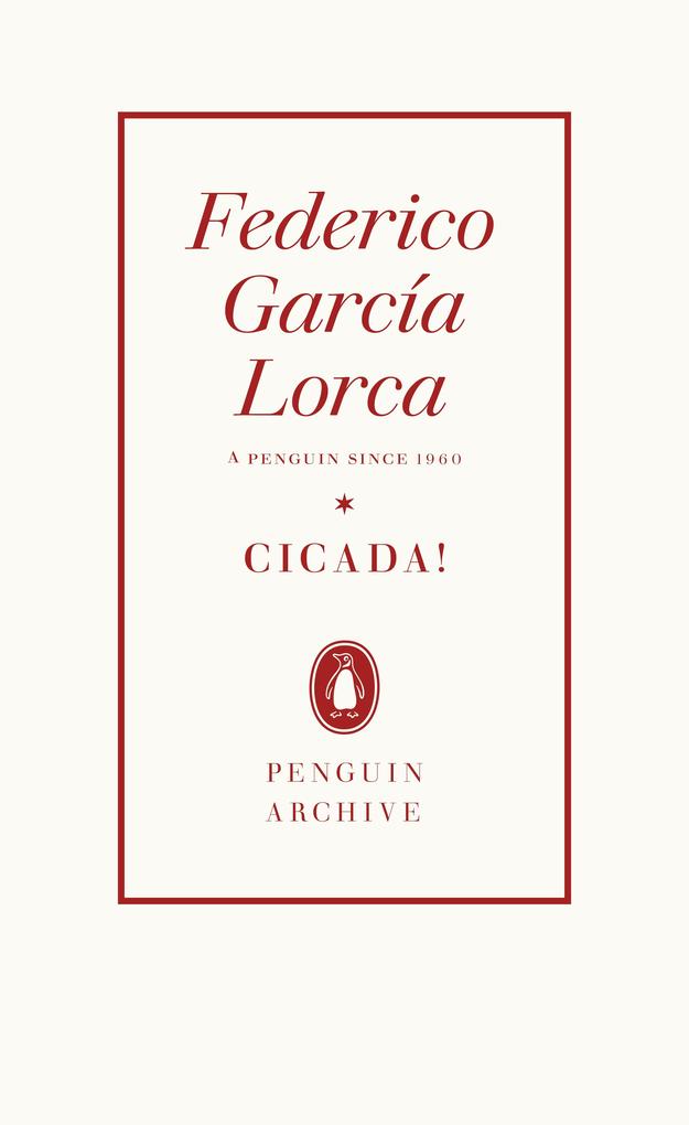 Produktbild: Cicada! | Federico García Lorca