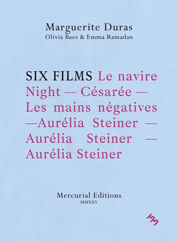Produktbild: Six Films | Marguerite Duras