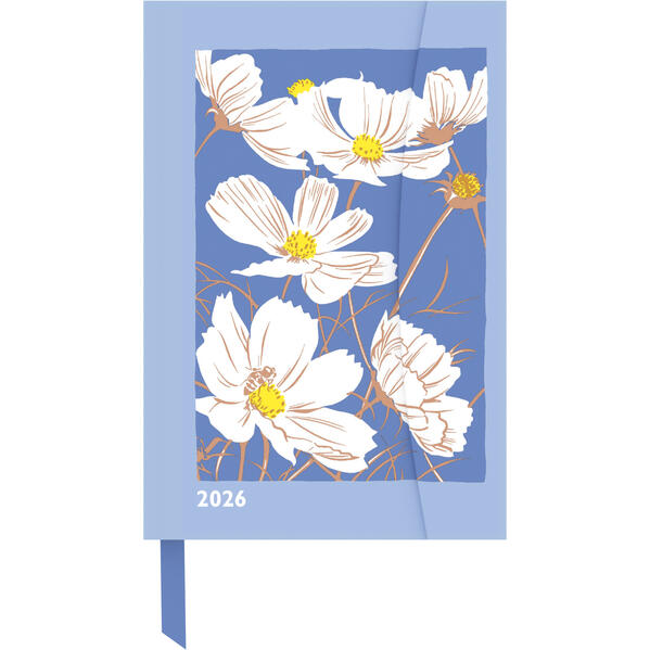 Produktbild: Kat Menschik - Flowers 2026 - Cosmeas - Diary - Buchkalender - Taschenkalender - 10x15 | Neumann Verlage GmbH & Co. KG, Kat Menschik