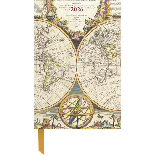 Produktbild: Antique Maps 2026 - Diary - Buchkalender - Taschenkalender - 10x15 | Neumann Verlage GmbH & Co. KG