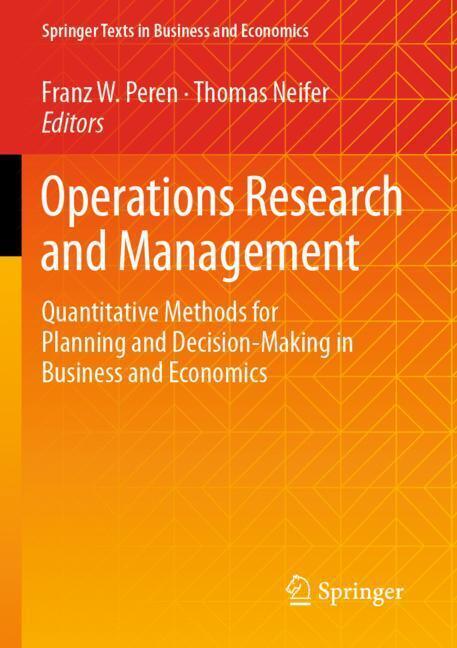 Produktbild: Operations Research and Management