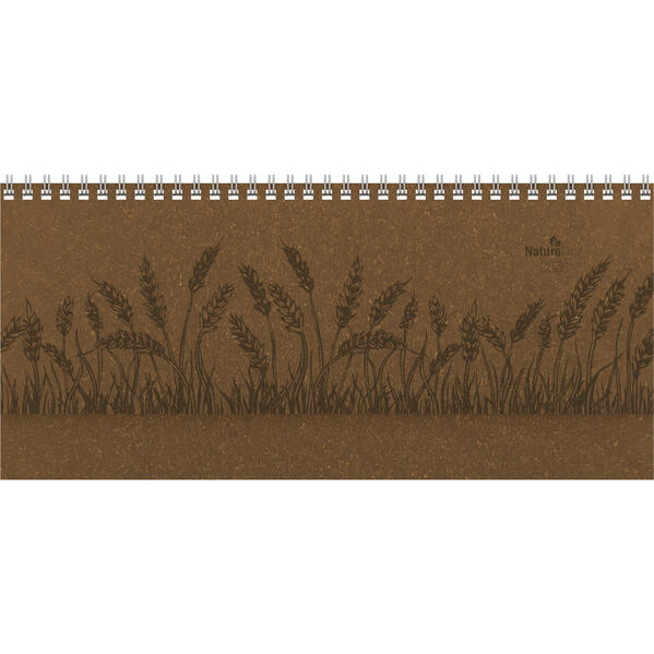 Produktbild: Tisch-Querkalender Nature Line Malt 2026 - Tisch-Kalender - Büro-Kalender quer 29,7x13,5 cm - 1 Woche 2 Seiten - Umwelt-Kalender - mit Hardcover | Alpha Edition GmbH & Co. KG