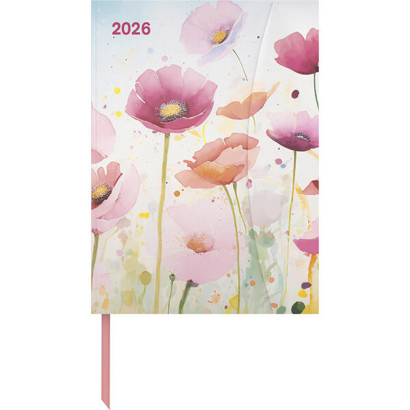 Produktbild: Bright Flowers 2026 - Diary - Buchkalender - Taschenkalender - 16x22 | Neumann Verlage GmbH & Co. KG