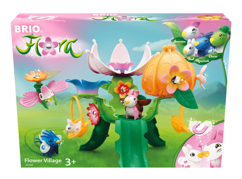 Produktbild: BRIO Flora - 36240 Starter-Set Blumendorf | Spielset für endlosen fantasievollen Spielspaß für Mädchen und Jungen ab 3 Jahren - wunderschönes Geschenk